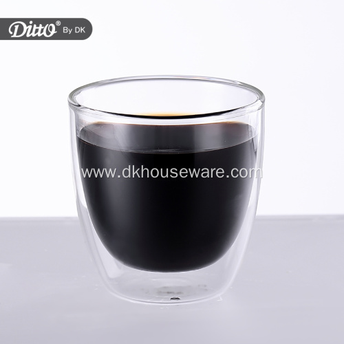 Glass Coffee Mug Double Wall Glass